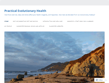 Tablet Screenshot of practical-evolutionary-health.com